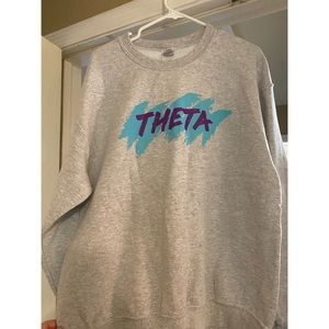 Theta Gildan brand sweatshirt size L